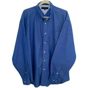 Tommy Hilfiger Men’s  Blue Button Down  Size XL